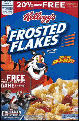 KELLOGG'S PRESENTS CAPTAIN AMERICA: CIVIL WAR